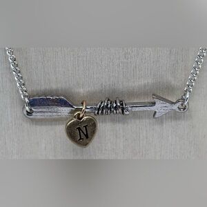 Madison Tyler Arrow & Heart ‘N’ Initial Necklace
